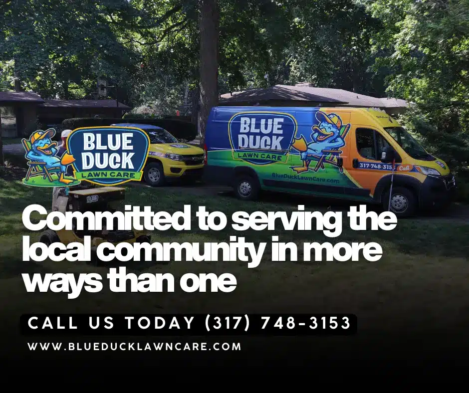 Blue Duck Lawn Care committed to supporting Indiana local teachers through community giveaways and donations.