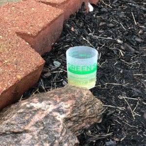 lawn care fishers rain gauge