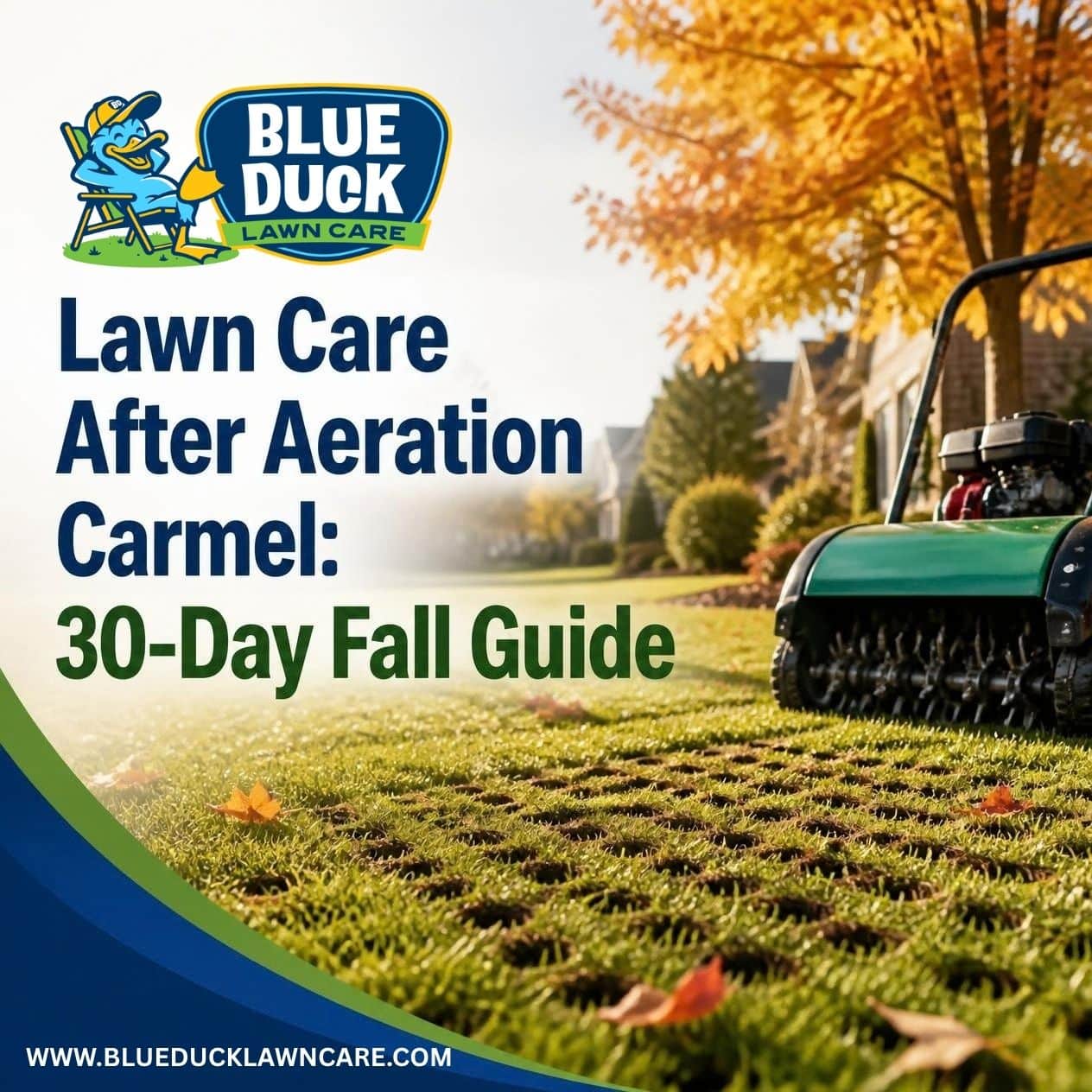 Lawn Care After Aeration Carmel: 30-Day Fall Guide